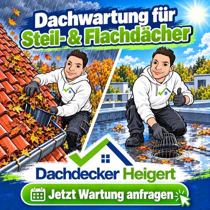 Undichtes Dach - Dachwartung kann es verhindern