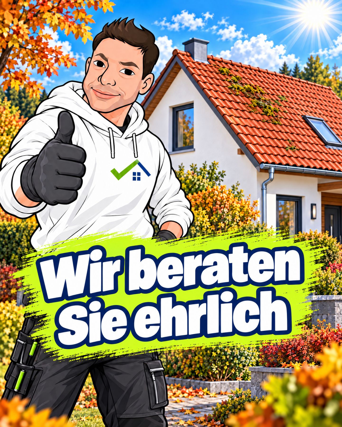 Moos auf dem Dach: harmlos oder ein Fall für den Dachdecker?
